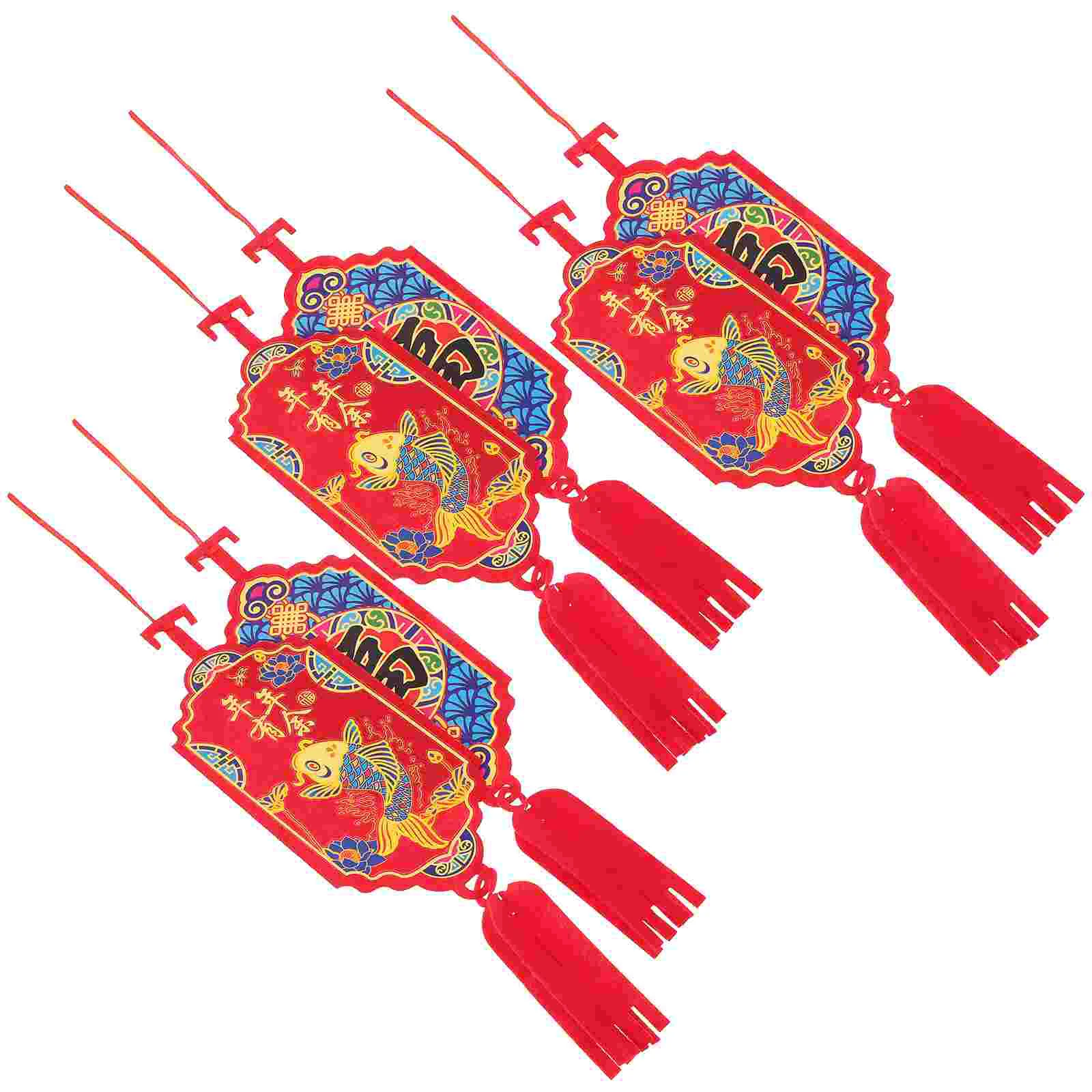 

Chinese Style New Year Hanging Ornament Bonsai Pendant New Year Decoration Spring Festival Home Decorations Gifts Colorful
