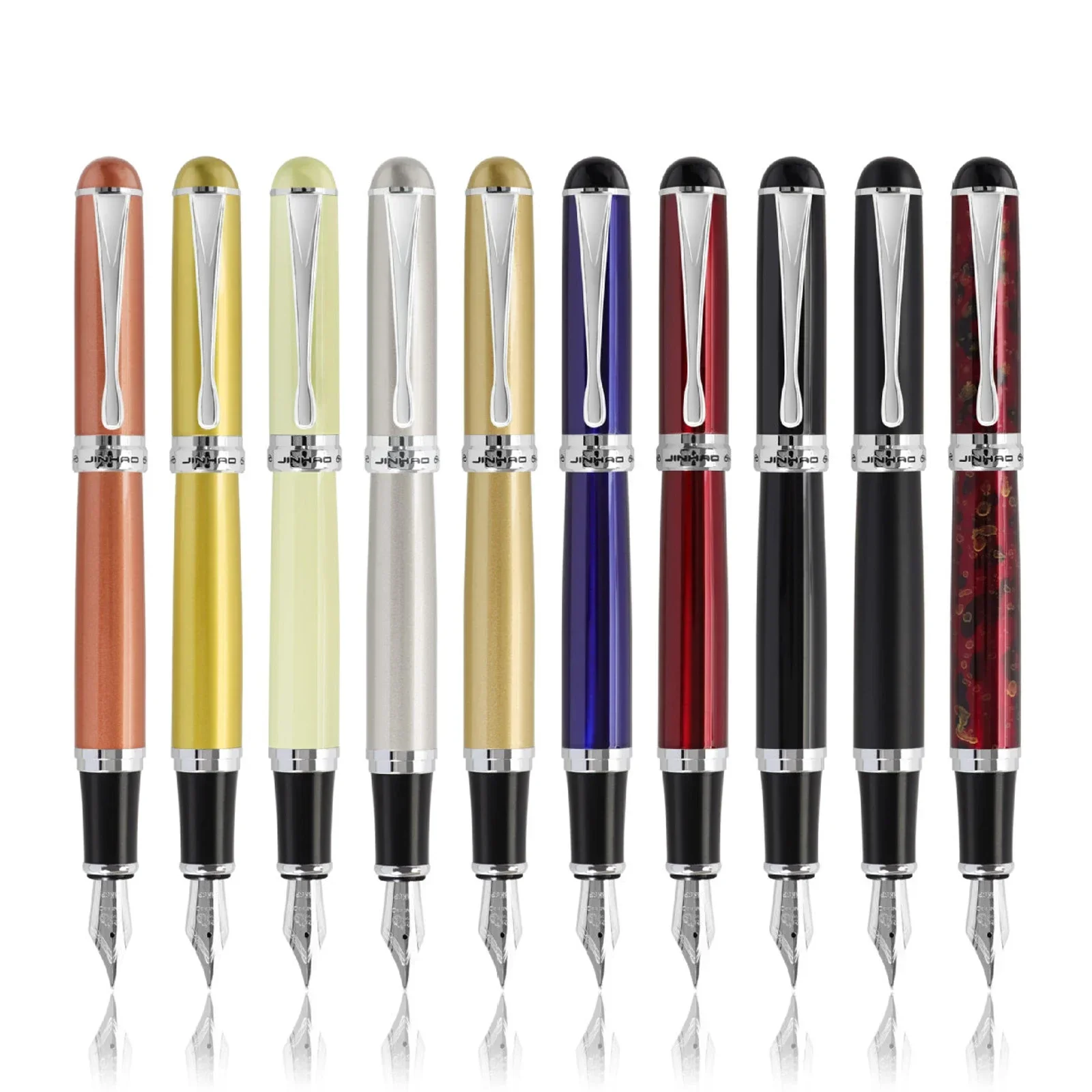 

Jinhao X750 Metal Fountain Pen Classic simple Style with Clip 0.5mm Nibs Office School writing supplies stationery gifts Pens