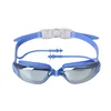Professional Swim Goggles Plating Anti Fog Swimming Pool Eyewear Men Women Waterproof Water Sports Glasses Conjoined Earplugs 3