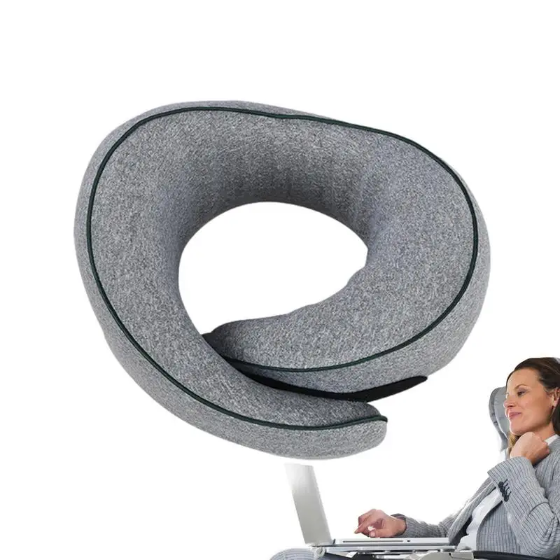 

Travel Neck Pillow Portable Soft U Shaped Memory Foam Rebound Neck Pillow For Sleeping Traveling Car Home Textile Supplies