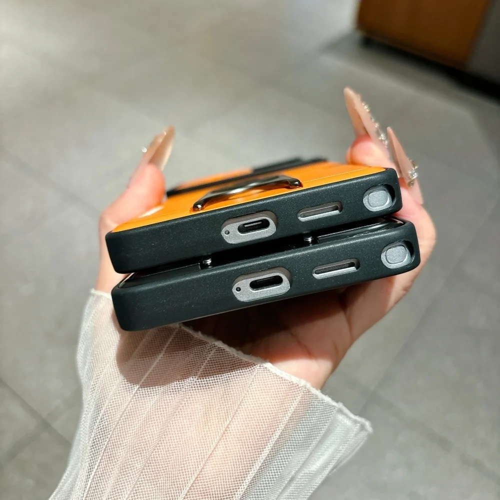 Enhanced Magnetic Bracket Case with Military Armor Slide Camera Protection