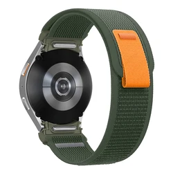 Nylon Trail Loop Band - Durable and Stylish Watch Strap Bracelet for Watch 6 classic 47mm (Military Green)