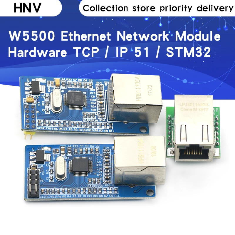 Сетевой модуль W5500 Ethernet оборудование TCP / IP 51/STM32 программа микроконтроллера через