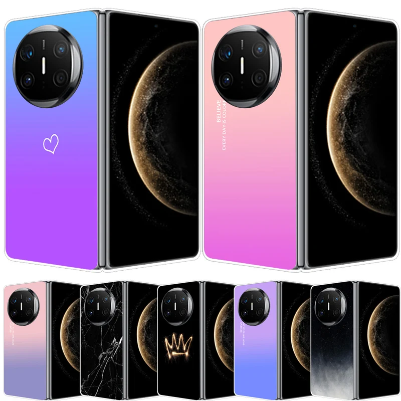 Transparent Hard Folding Fantasy Gradient Case