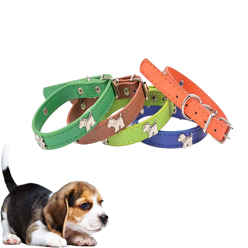 Pet Dog Collar Leather Durable and Tear Resistant Outdoor Dog Walking