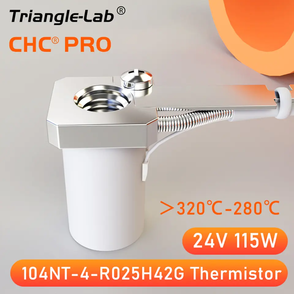Trianglelab CHC Pro Kit Ceramic Heating Core 115W High Power PT1000 Quick Heating For Ender 3 Volcano Hotend Voron Hotend image 1
