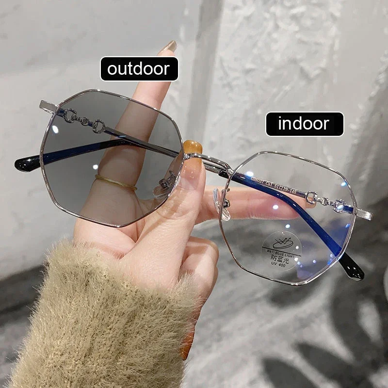 نظارات نسائية ذكية فوتوكروميك ناقص الديوبتر نظارات...