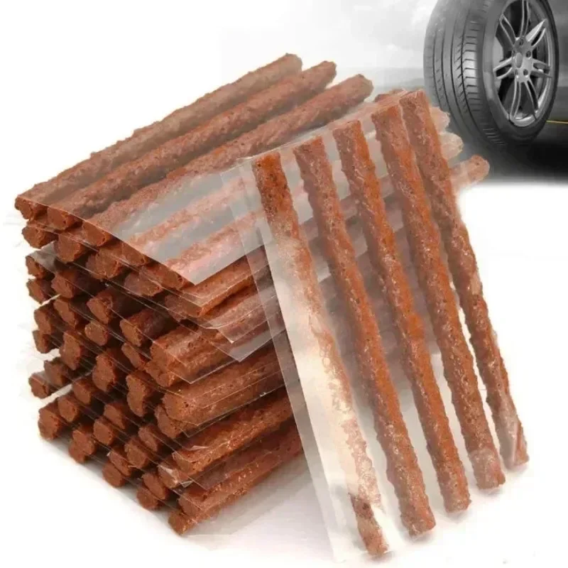 Tire Repair Kit Tire Repair Tools Kit Car Motorcycle Bike Tyre Puncture Repairing Tool Tubeless Tires Repair Rubber Strips Plug Tools