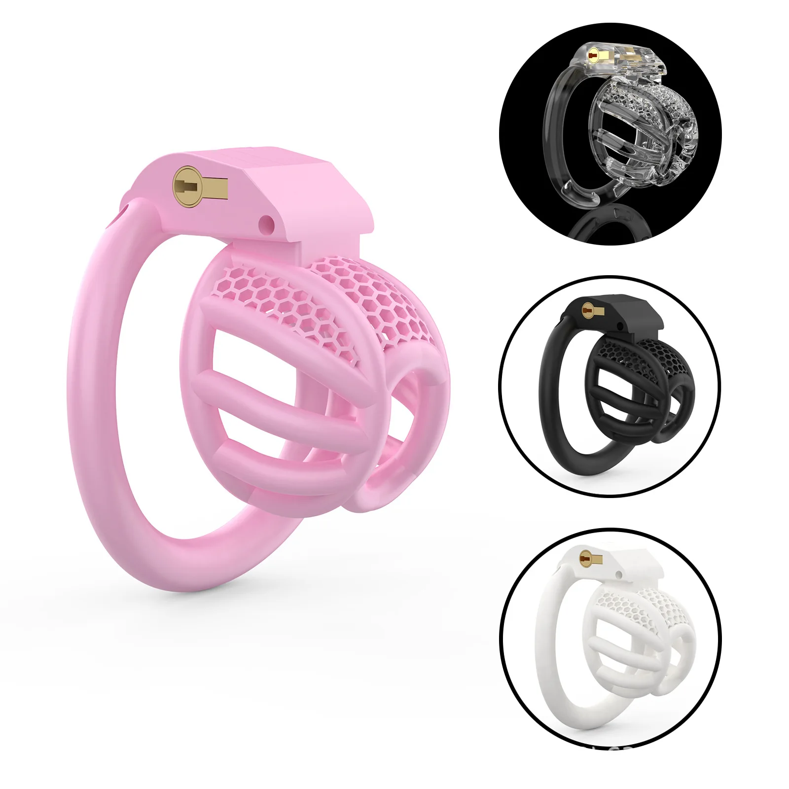 Super Mini Sex Beehive Chastity Cage Device 콕링 Cock Cage With 4 Size Penis Rings Penis Cage Chastity Belt 정조대 Gode Sex Toys 18+ penis chastity cage chastity lock sex toy chastity cage accessory penis cock ring male female sex toy