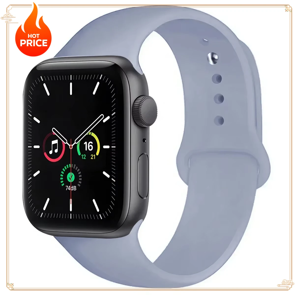 Premium Silicone Strap for Smartwatch - Versatile and Durable Design
