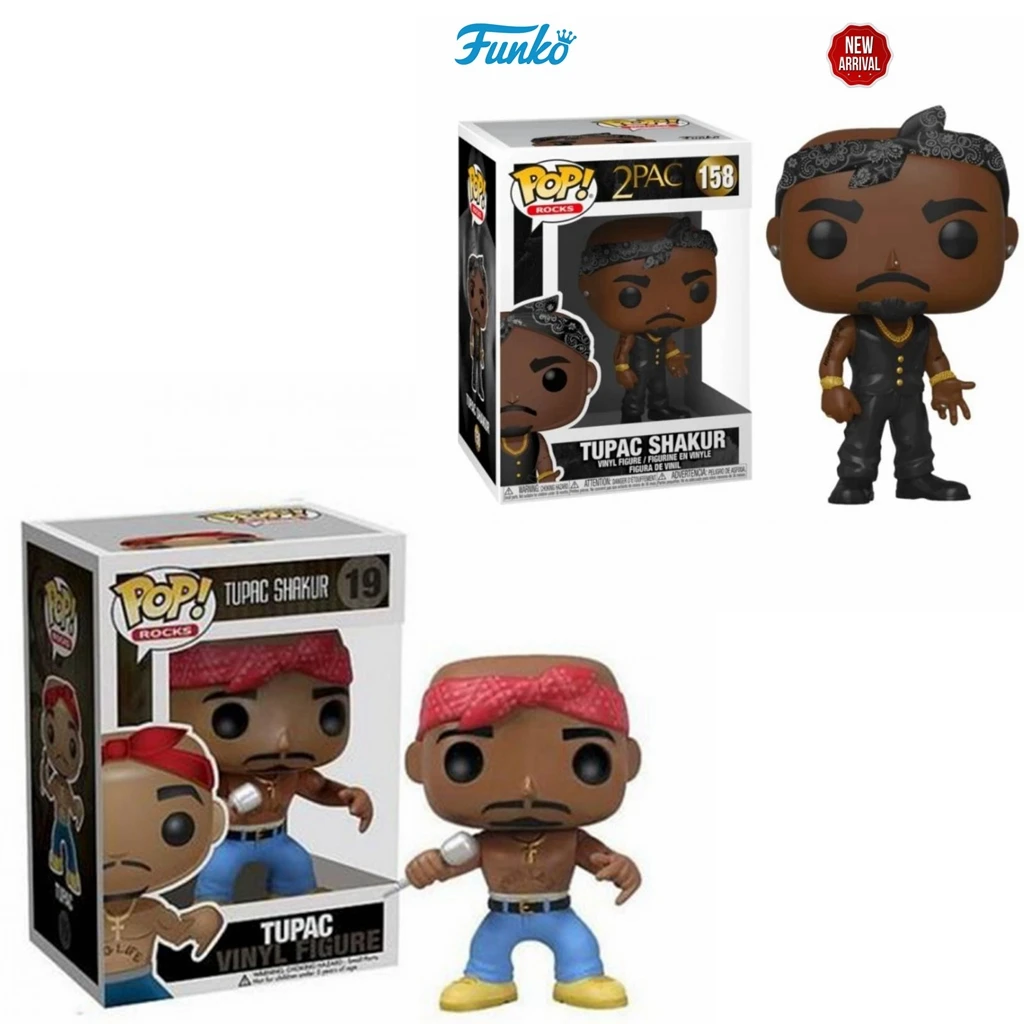 Figura de vinilo de PVC de Funko POP! Rocks 2PAC Star #19 Tupac