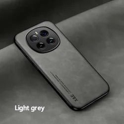 Premium Protective Magnetic Holder Phone Case with Car Mount Functionality for Honor 100 Pro (Light Grey)