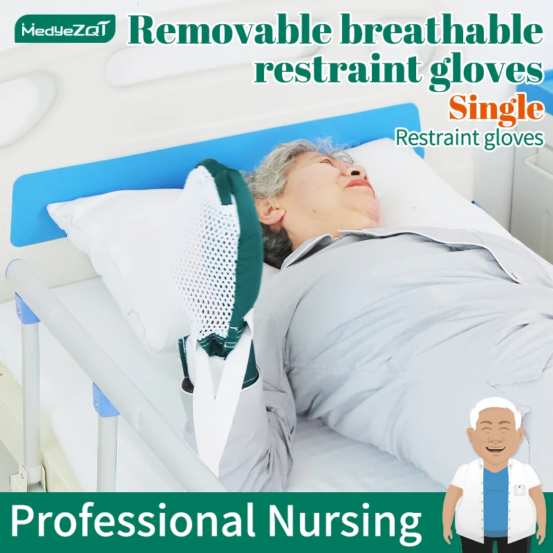 Hand Fixed Gloves Restraint Gloves Control Mitt Restraints Patient