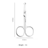 Eyebrow Scissor Eyelash Trimmer Nails Eyebrow Nose Hair Eyelash Cuticle Trimmer Manicure Scissor Stainless Makeup Beauty Scissor 4