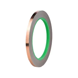 Premium Copper Foil Tape with Double - Sided Conductive Adhesive - 20M for EMI Shielding, Crafts, Electrical Repairs, and Grounding (Width 5mm)