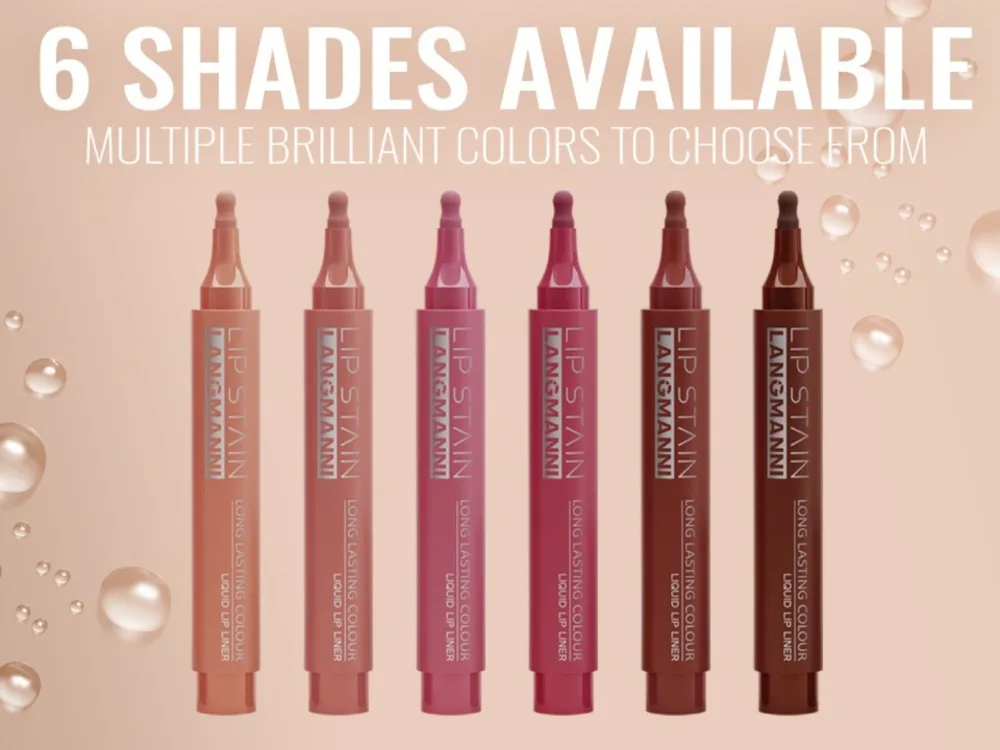 Matte Liquid Lip Liner Pencil Long Lasting Natural Lip Contour Pen_voghion.com