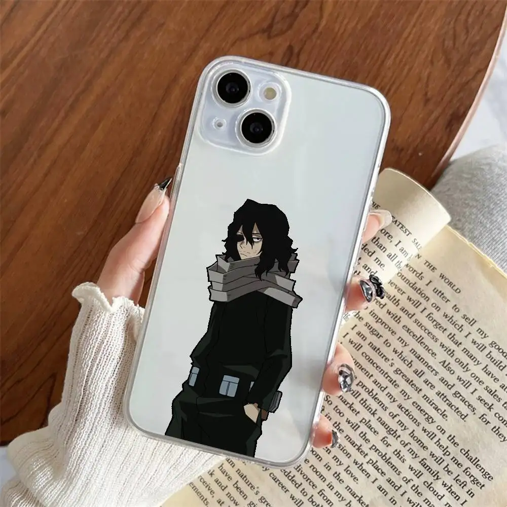 Shota Aizawa Anime My Hero Academia Luxury Transparent Phone Case