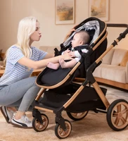 Poussette 3 en 1 pour bébé, voiturette pour bébé, articles pour nouveau-né, poussettes légères, siège auto pour bébé, poussettes à quatre roues 4