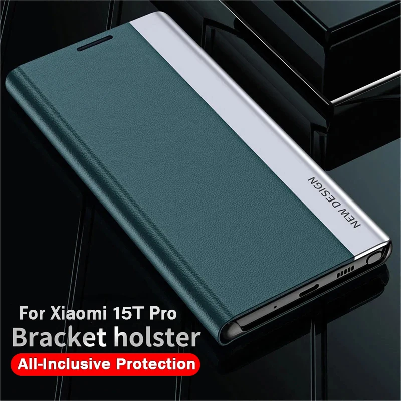 Luxury Shockproof Leather Flip Phone Case Cover
