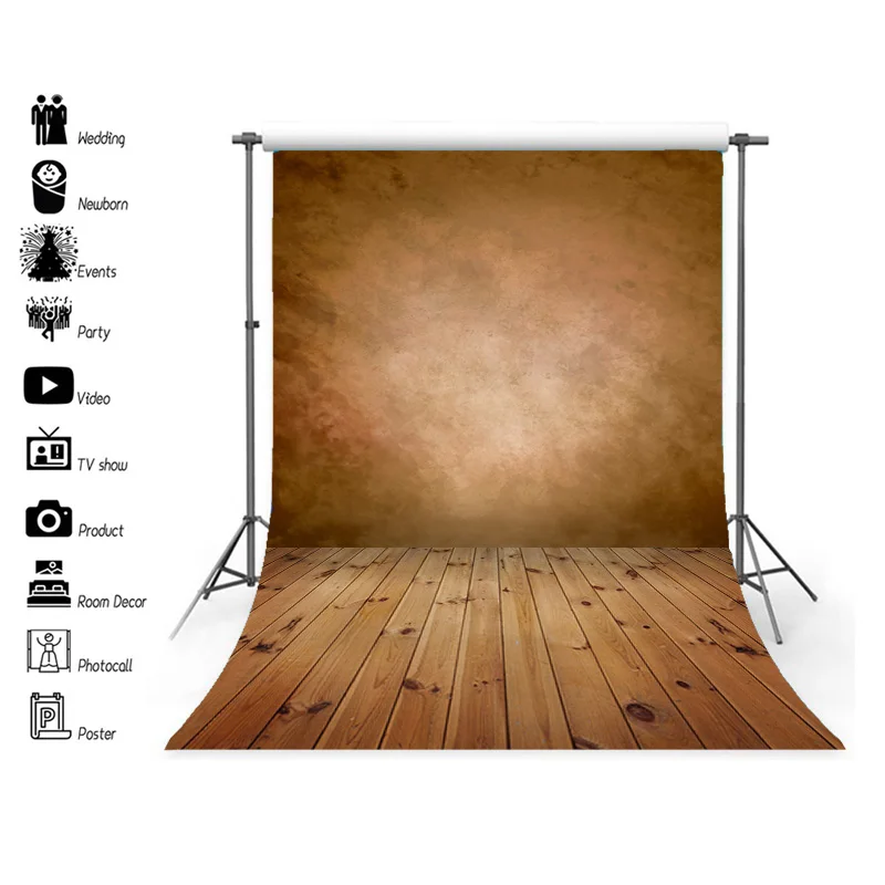 

SHENGYONGBAO Vintage Portrait Theme Photography Backdrops Props Texture Grunge Abstract Family Photo Studio Background SL-02