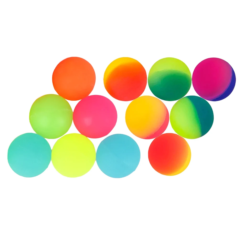 Children Elastic Ball Toys Bouncing balls Rubber Float Ball Indoor Fun Egg Twisting Machine Toy 12/24pcs TMZ