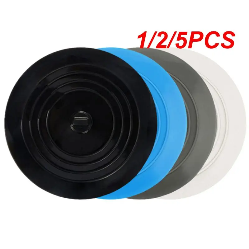 1/2/5PCS 15cm Large Silicone Bathtub Stopper Leakage-proof Drain Cover Sink Hair Stopper Tub Flat Plug Stopper Bathroom