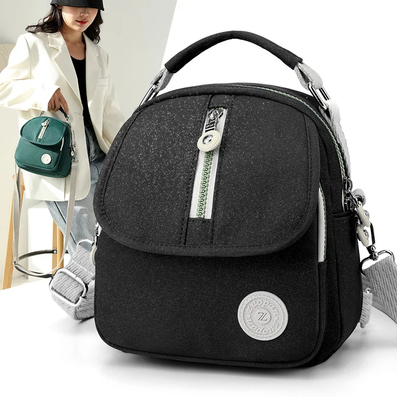 

2023 trendy Korean one-shoulder crossbody bag for women, made of nylon cloth, with multiple uses.