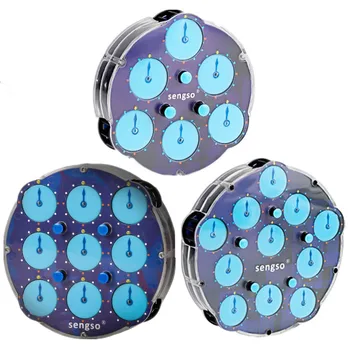 Sengso Magnetic Magic Watch 3x3x3 4x4x4 5x5x5 3x3 4x4 5x5 Magic Clock Professional Magic Cube Clock Magnetic Speed Cube Toys  ﻿ 1