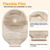 20pcs One Piece Colostomy Bags with Hoop and Look Ostomy Bags for Ostomy Patient 6