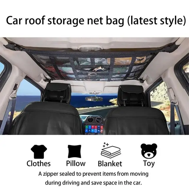 자동차 내부 정리를 도와주는 캠핑용 보관 가방