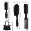 Mens Face Duster Beard Brushes Set Barber Hair Cutting Cleaning Neck Duster Hairbrush Salon Hairdressing Styling Tools Supplies 5