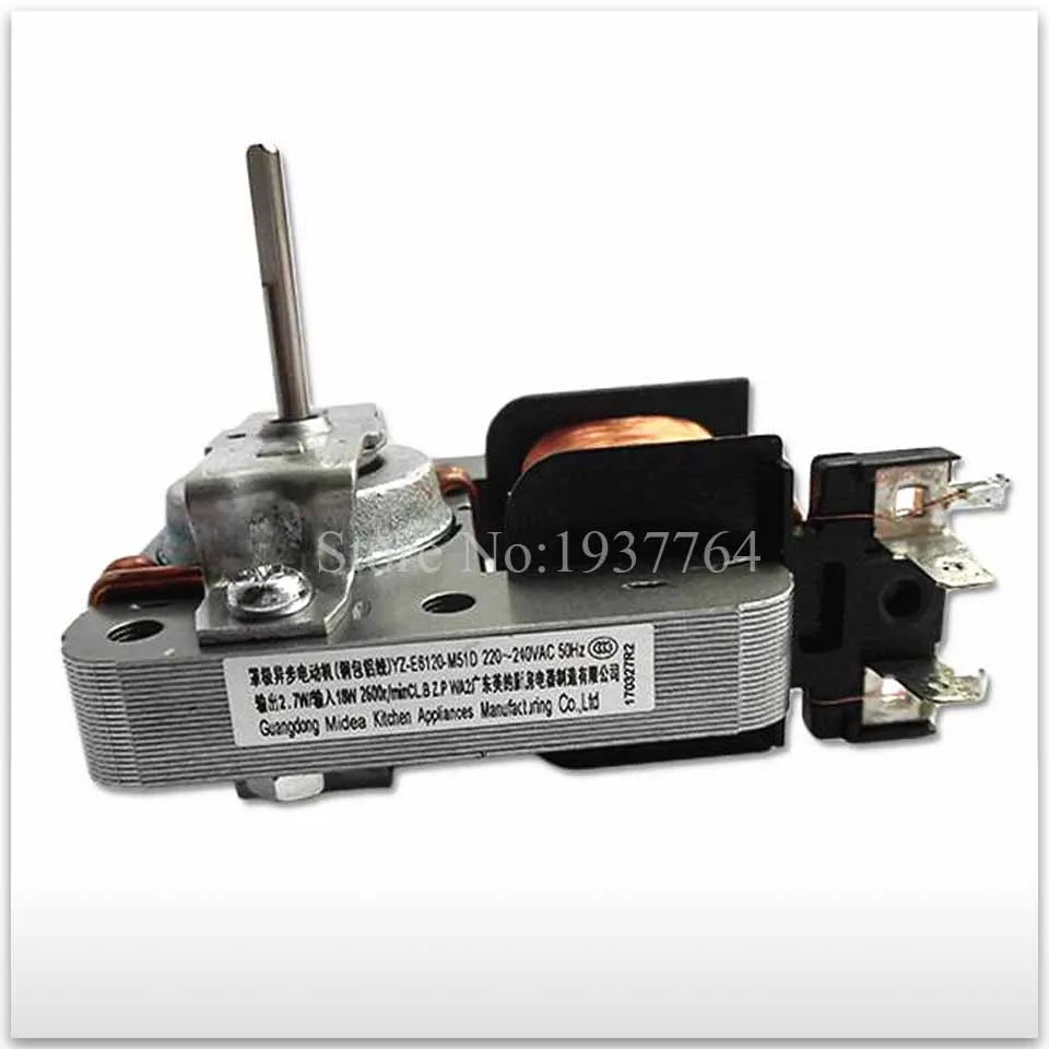 1pcs microwave oven fan cooling fan motor compatible model MDT-10CEF YZ-E6120-M51D YZ-E6120-W51D 220-240V 18W microwave oven spare parts