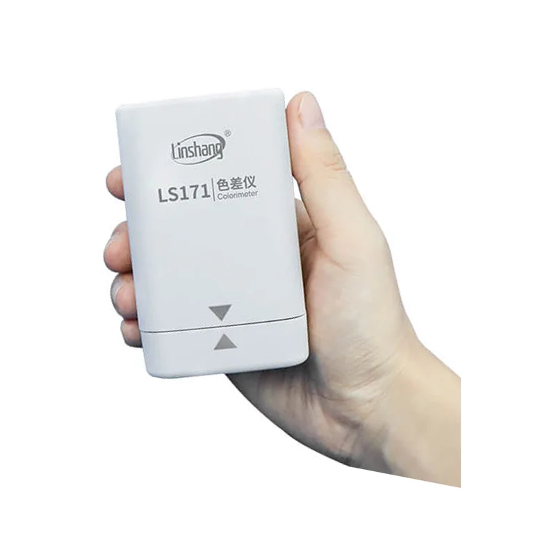 Linshang D/8 색상 차이 측정 기기 리더, LS171 색도계, 휴대폰 앱, PATONE NCS RAL 컬러 차트 포함