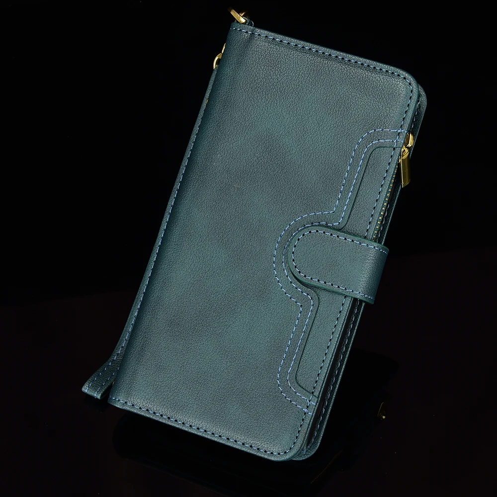 

For Samsung A03S 164.2 Portable Zipper Bag Phone Case Samsung A03S 164.2 Shockproof Multi-color Bag Phone Case
