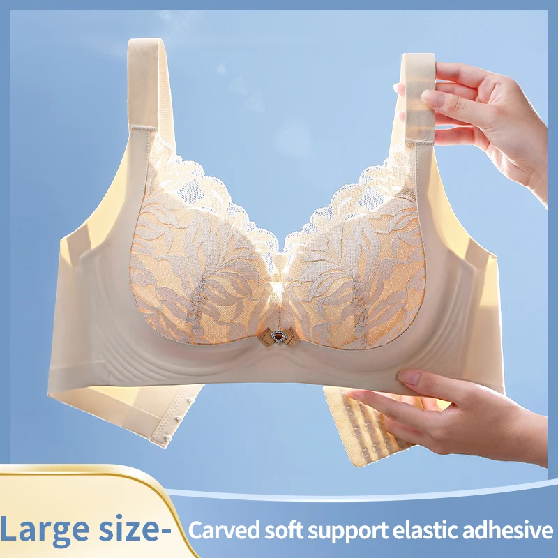 

Нижнее белье женское без стальных колец, удобный дышащий бесшовный бюстгальтер с тонкой чашкой без магнитов, блестящий бракосочетаемый