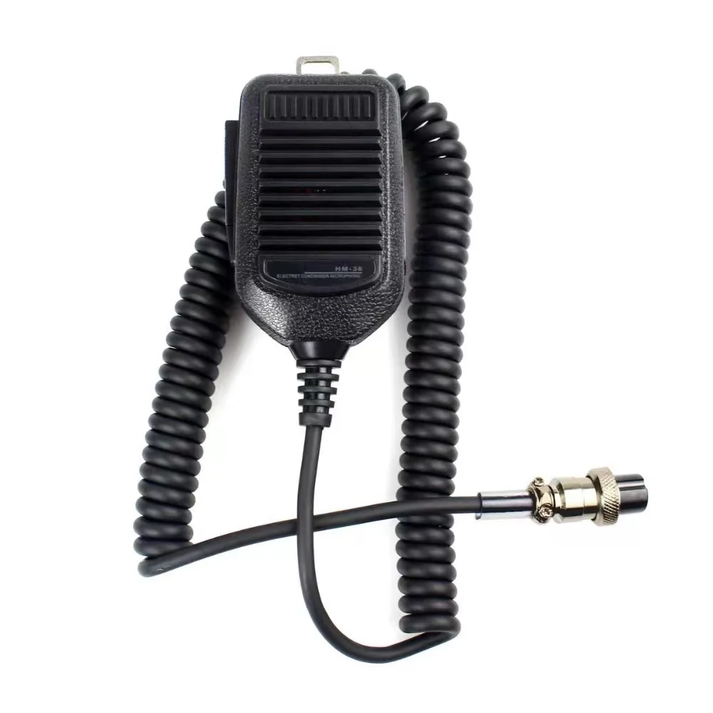 HM-36 Microfono portatile Altoparlante a 8 pin PTT Mic per ICOM HM36 IC-718 IC-78 IC-775 IC-7200 IC-25 IC-28 IC-38 Auto Mobile Radio HAM - Image 2