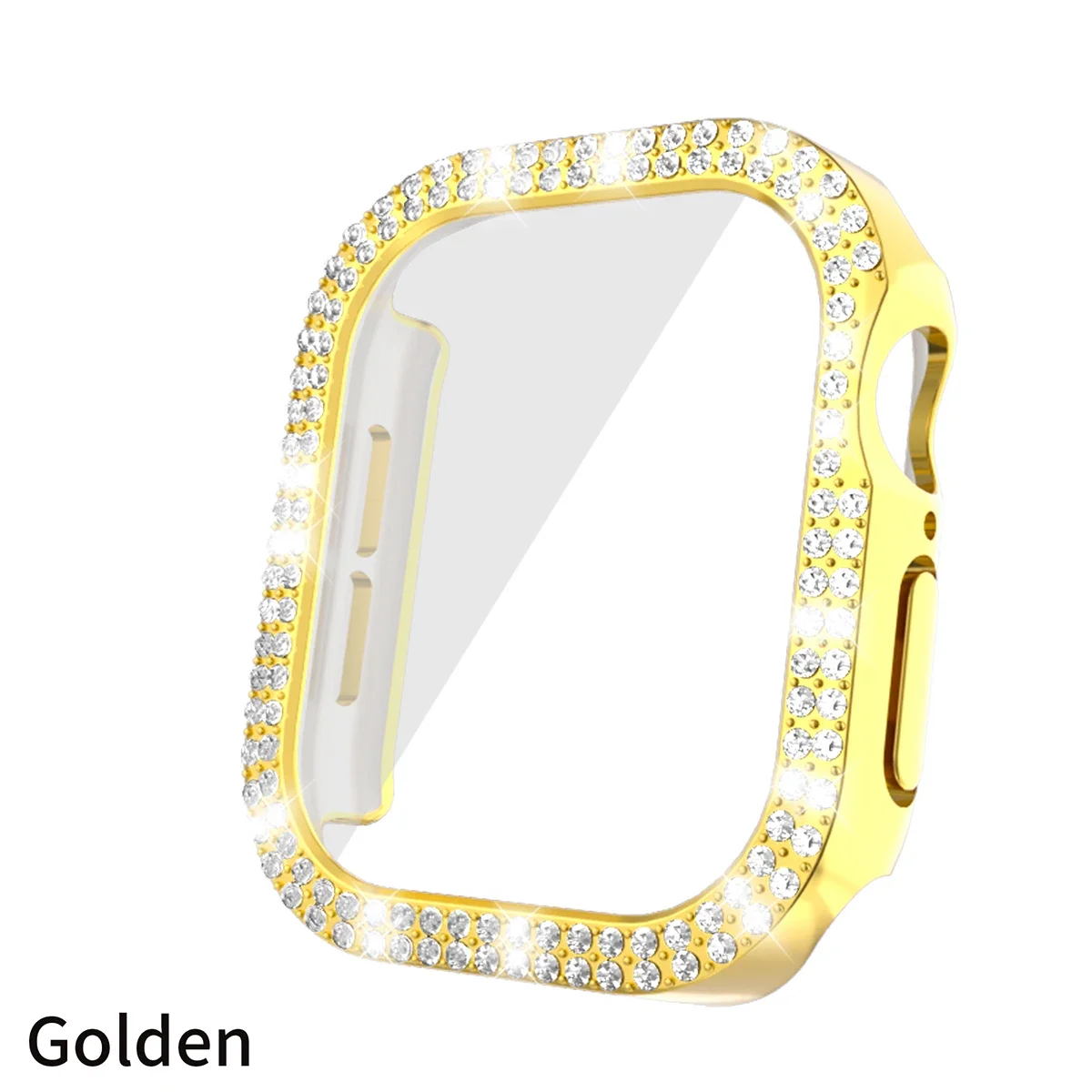Luxury Bling Crystal Glass Watch Case with Screen Protector