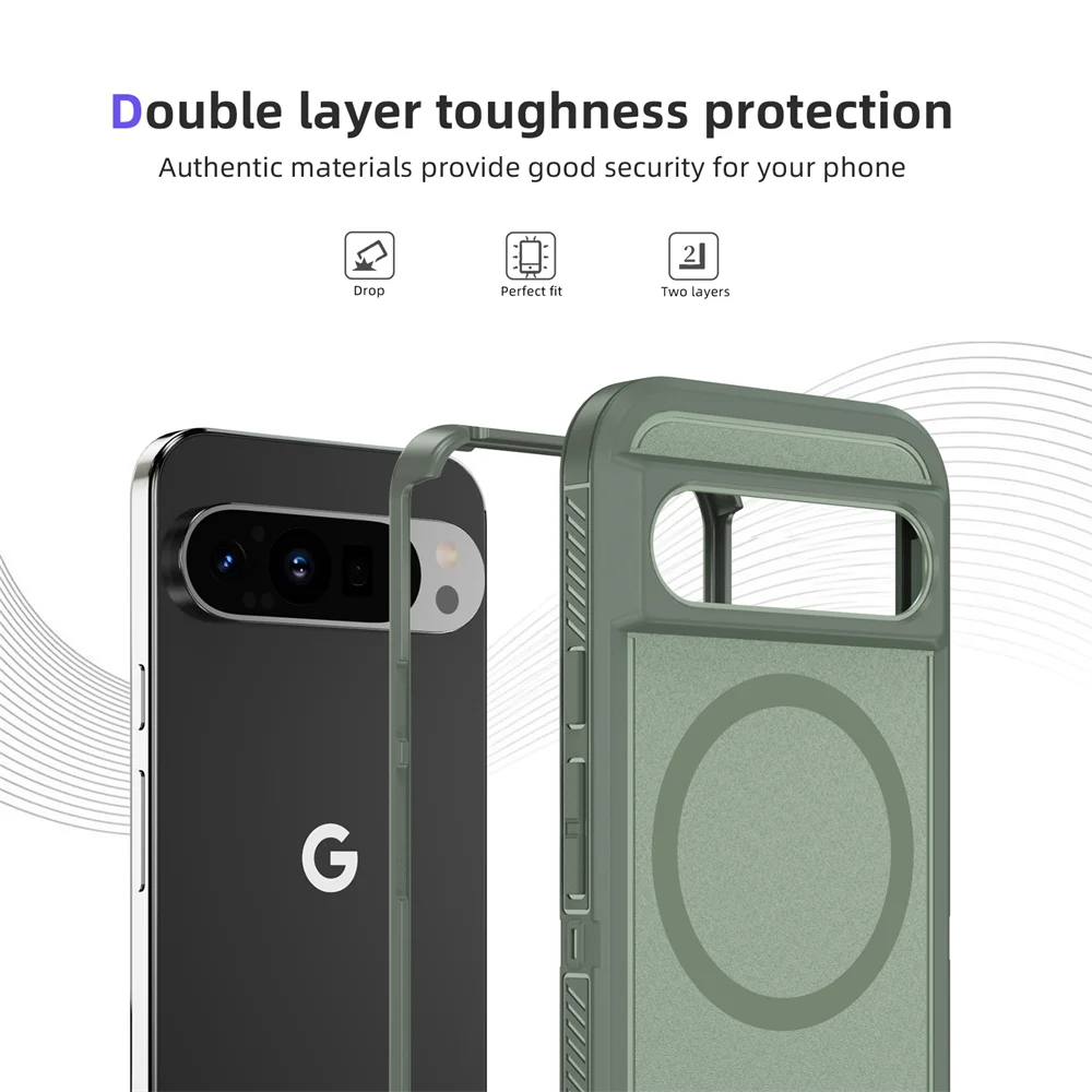 Armor Magsafe Matte Magnetic Frosted Bumper Hybrid Shockproof Case