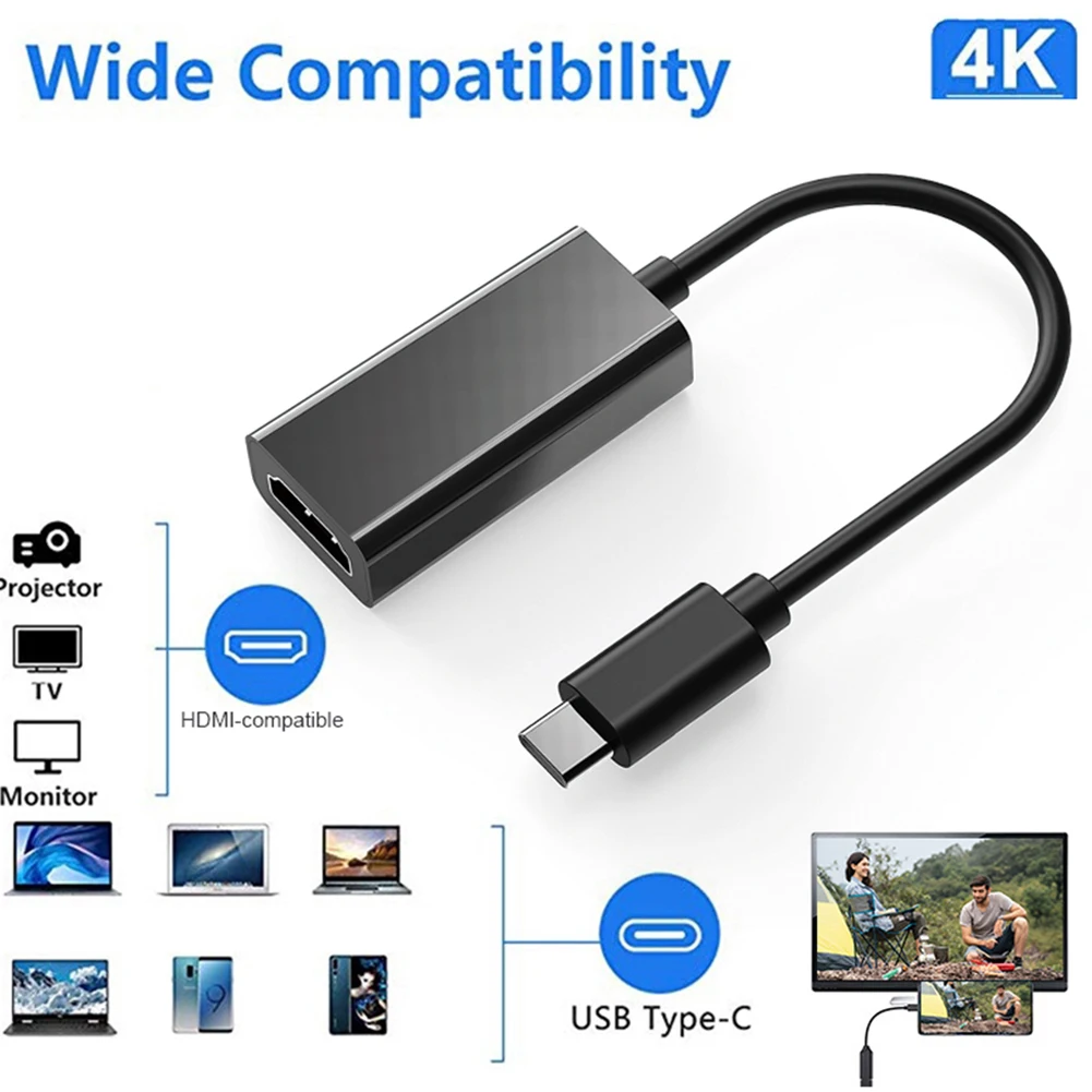 CŸ to HDMI ȣȯ  , 4K ̺, USB 3.1, HDTV , ƺ, Ｚ