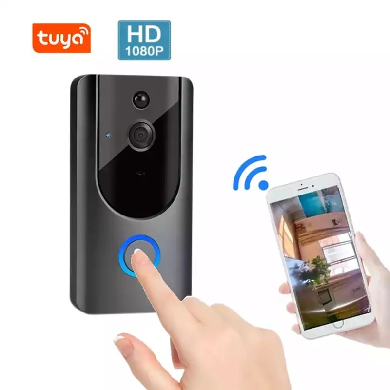 

Tuya Smart WiFi Doorbell 1080P HD Video Intercom Wireless Security Camera Home Phone Call Door Bell IR Night Vision Baby Monitor