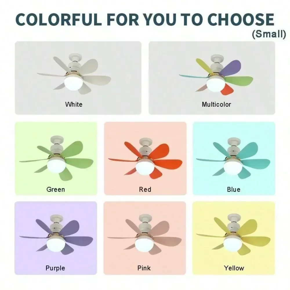 40W/30W LED Ceiling Fan with Remote-E27 Bulb Base Memory Function 85-265V Wide Voltage for Bedroom/Kitchen/Office