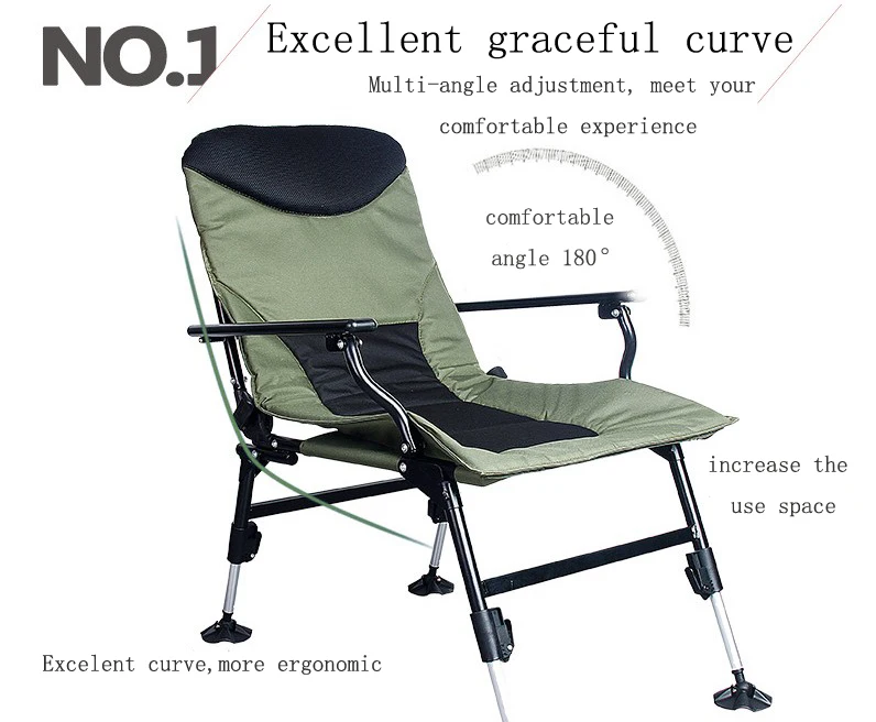 Beach With Bag Portable Folding Chairs Outdoor Picnic BBQ Fishing Camping Chair Seat Oxford Cloth Lightweight Seat for Outdoor Furniture cheap