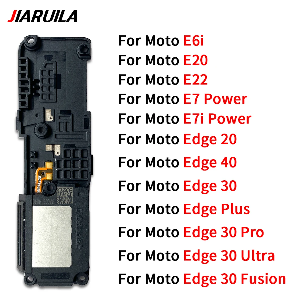 10 Pcs Buzzer Ringer Loud Speaker Loudspeaker Flex Cable Ribbon For Moto E6i E7 E7i Power E20 E22 Edge 20 30 Fusion Pro Ultra