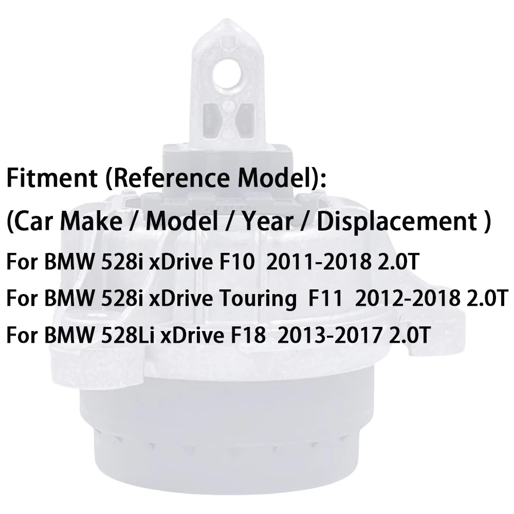 Engine Mount For BMW F10 F11 F18 528i 528Li XDrive Touring 2011- 2.0T Bracket Support Accessories 22117935148