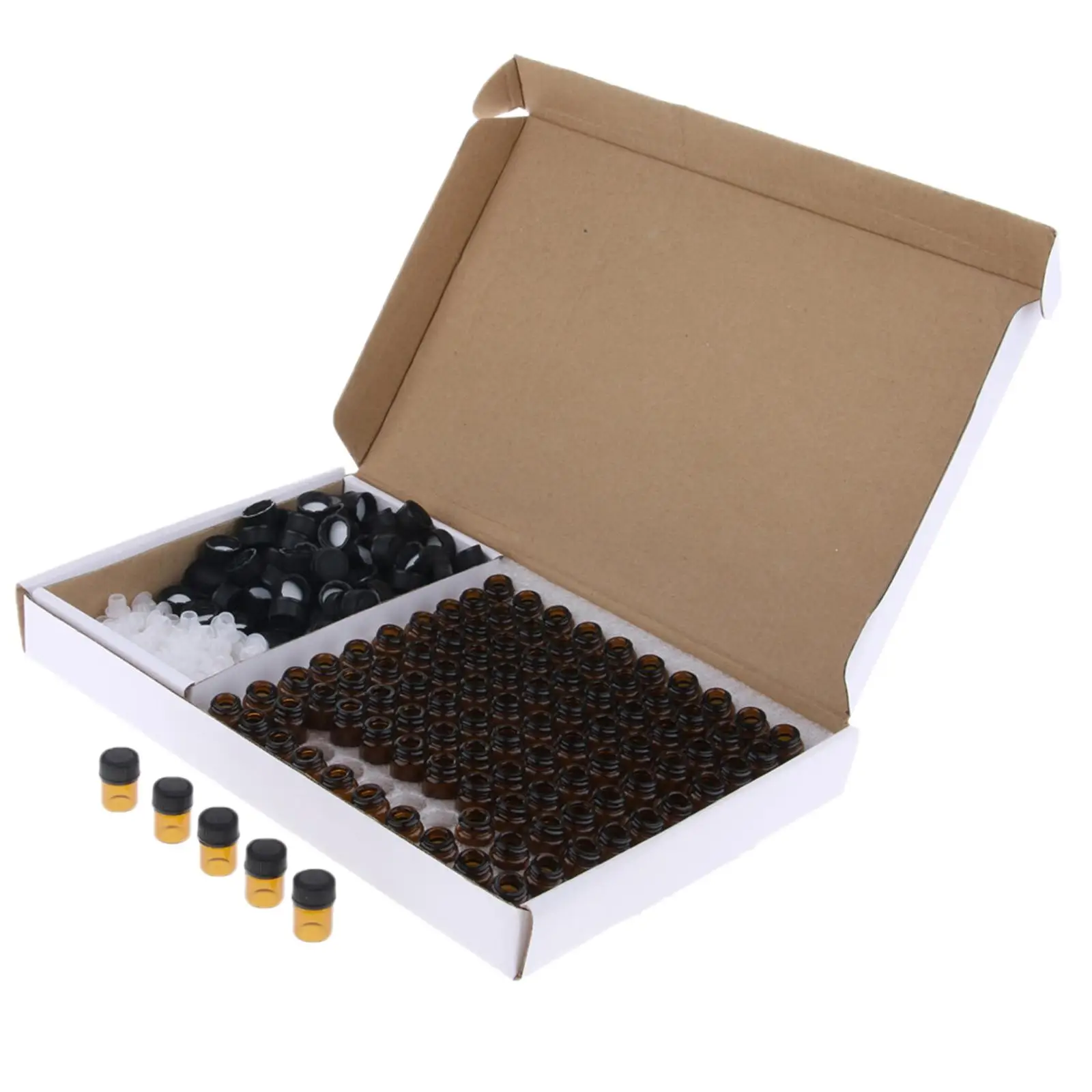 

Essential Oil Bottles DIY Accessories Refillable Glass Vials for Liquid