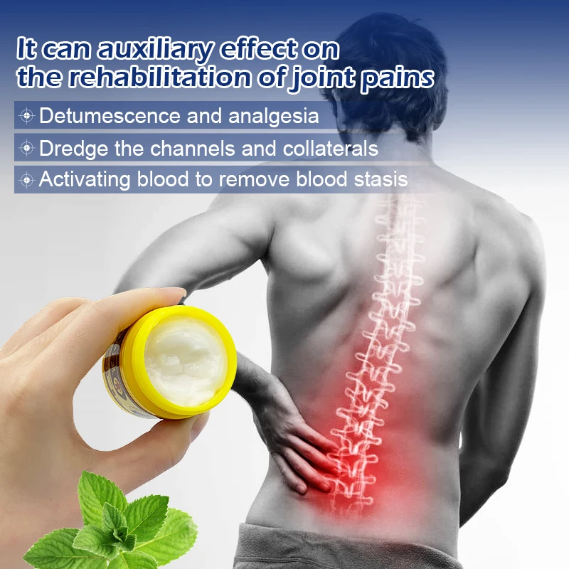 Snake Venom Back Pain Cream Waist Joint Muscle Pain Relief Cream Self-heating Arthritis Ointment Lumbar Neuralgia S046 1pcs