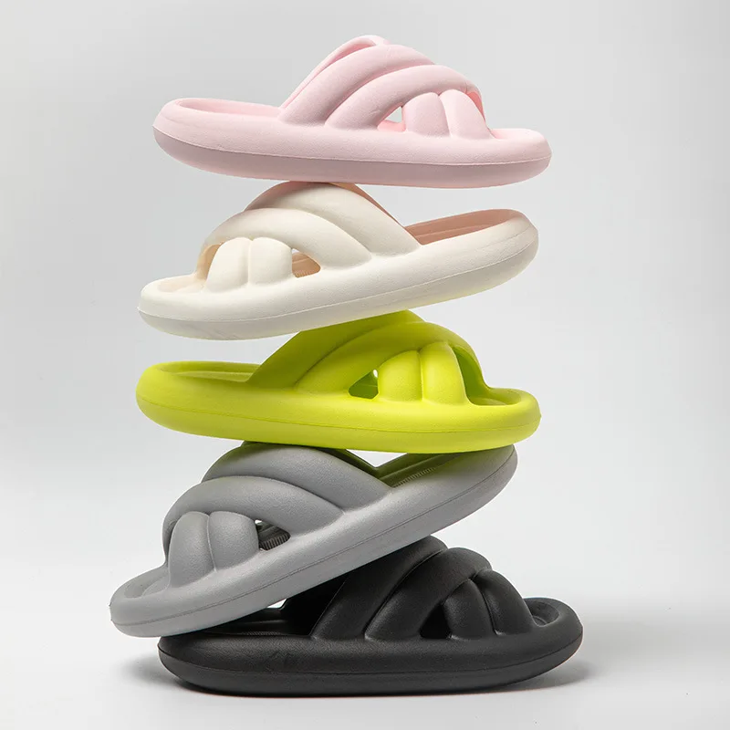 EVA Summer Women Fashion Cute Outdoor Non-Slip Rubber Slippers Indoor Soft Sole Couple Graffiti Sandals 4
