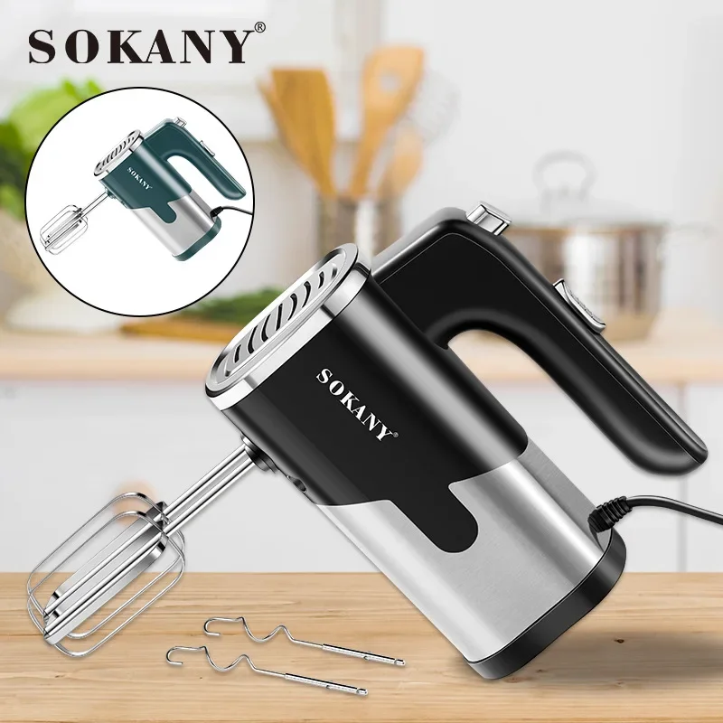SOKANY 6621 Electric Hand Mixer Automatic Egg Beater for Baking