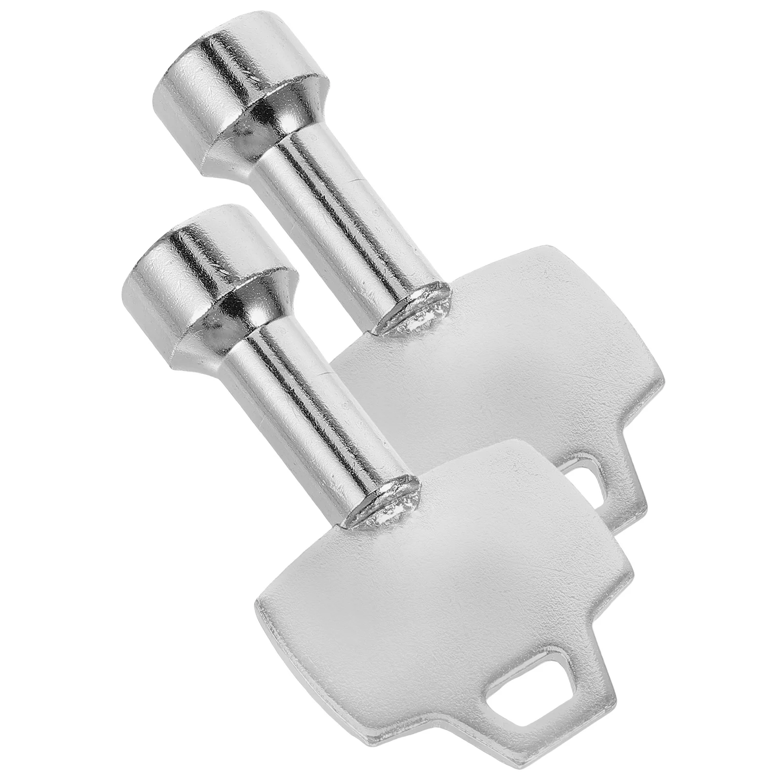 2 Pcs Trash Can Key Utility Keys for Garbage Triangular Lock Triangle Cabinet Spanner Elevator Door Trash Can Desktop Trash Can