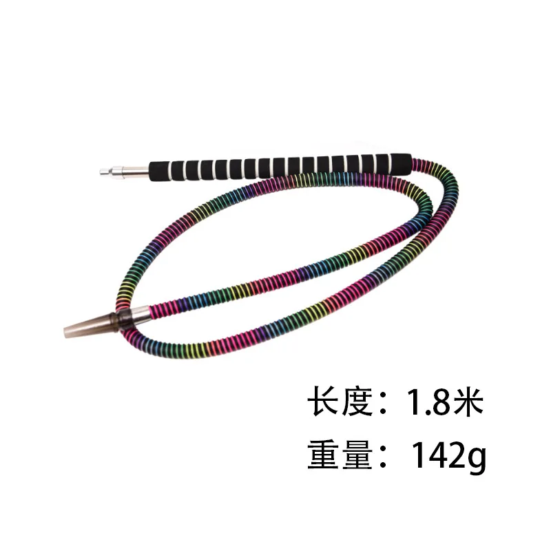 1.8M Colorful Shisha Hookah Hose Chicha Narguile Sheesha Accessories Hookah Pipes Water Smoking Accessories